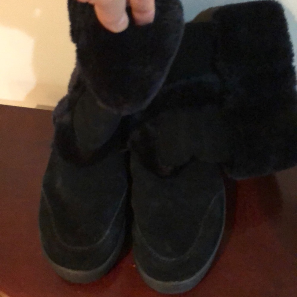 Style & Co black winter boots